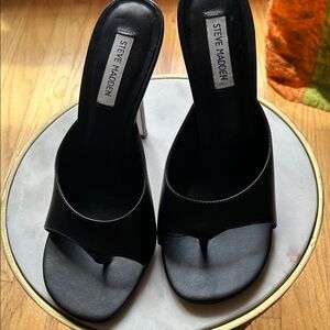 Steve Madden Black Women's Mules